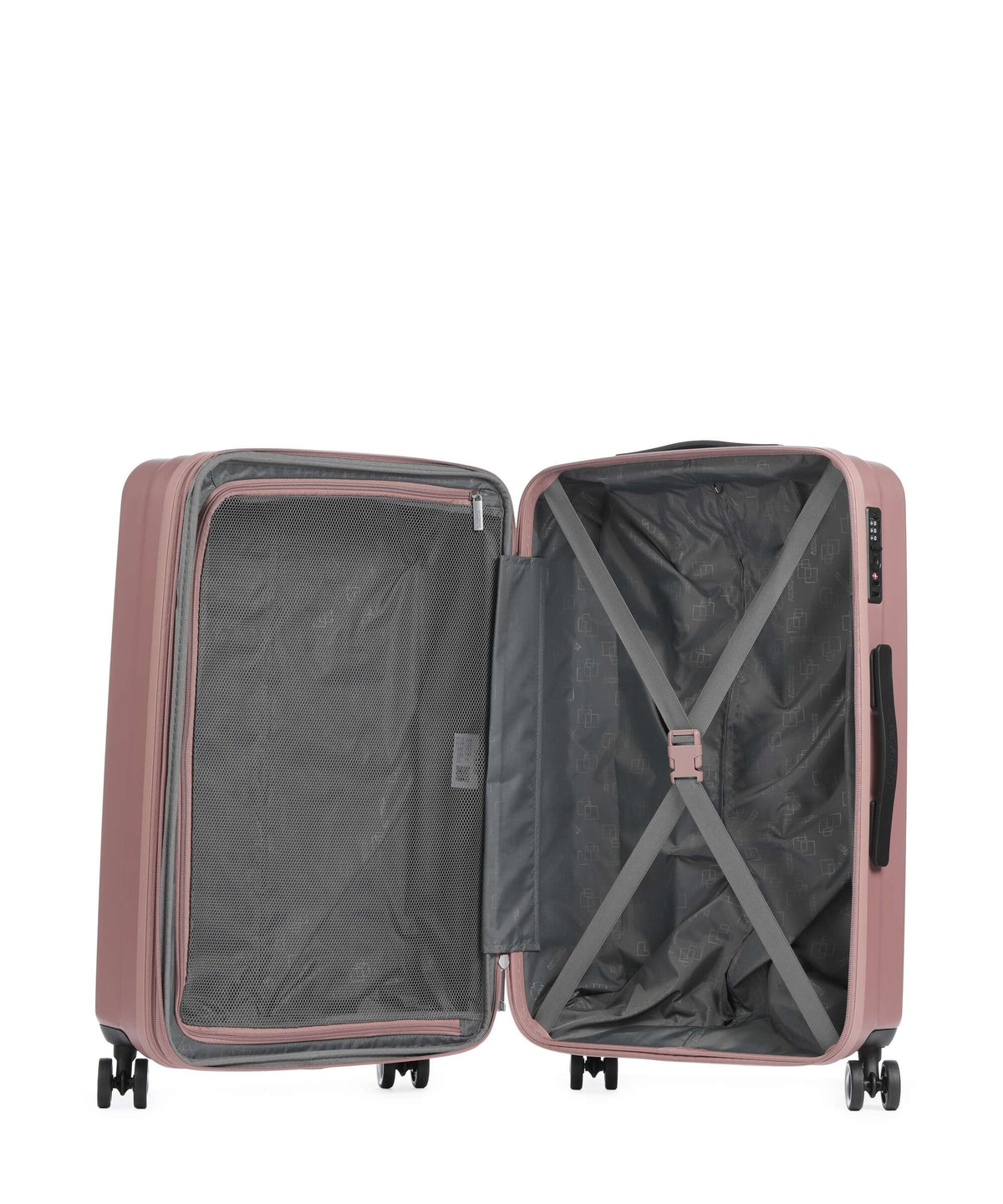 American Tourister Aerojoy Suitcase set (4 wheels) metallic rose