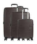 American Tourister Aerojoy Suitcase set (4 wheels) metallic brown