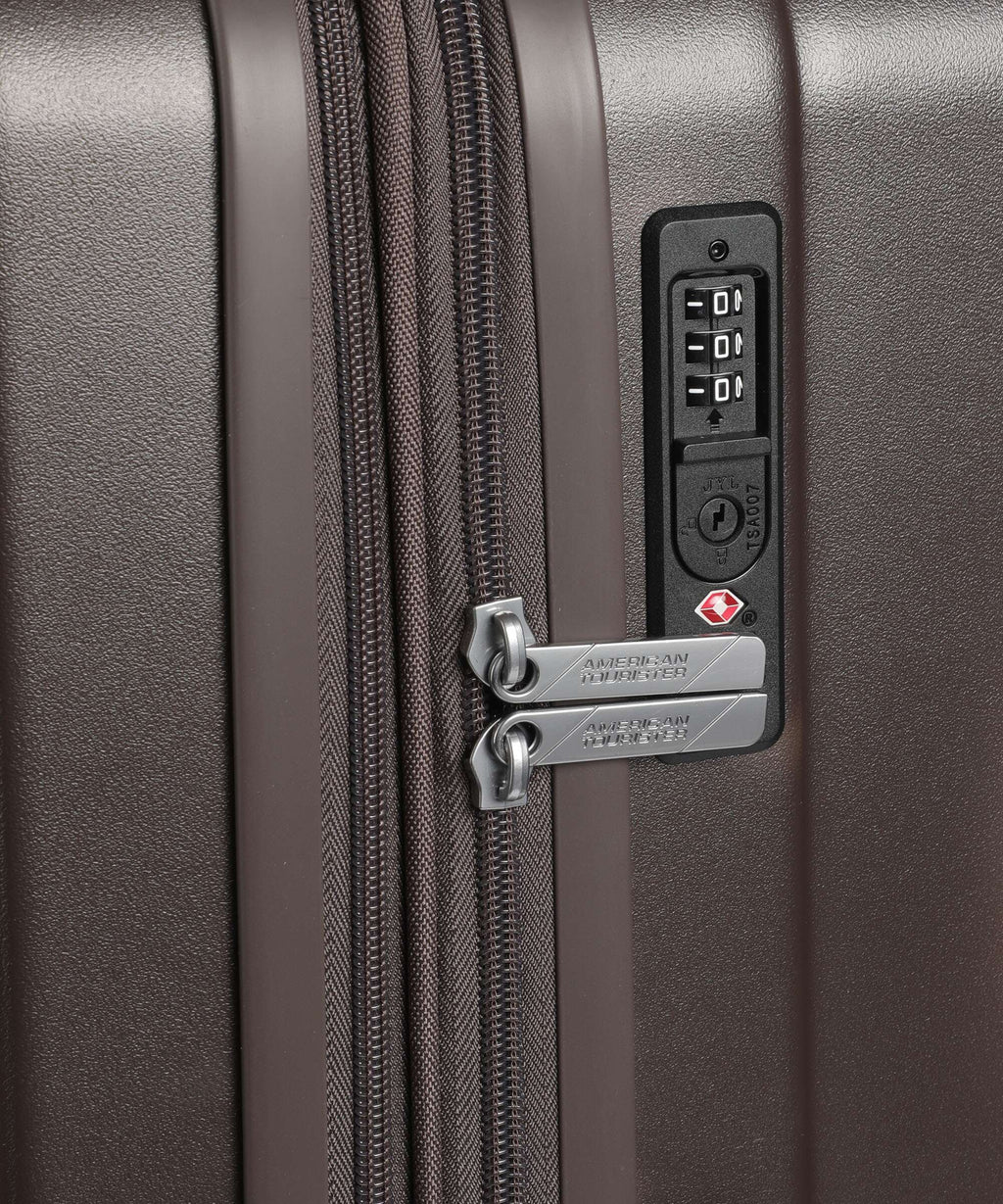 American Tourister Aerojoy Suitcase set (4 wheels) metallic brown