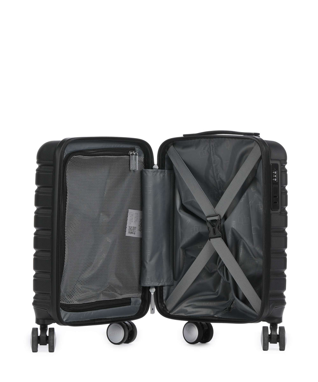 American Tourister Flashline Spinner (4 wheels) shadow black