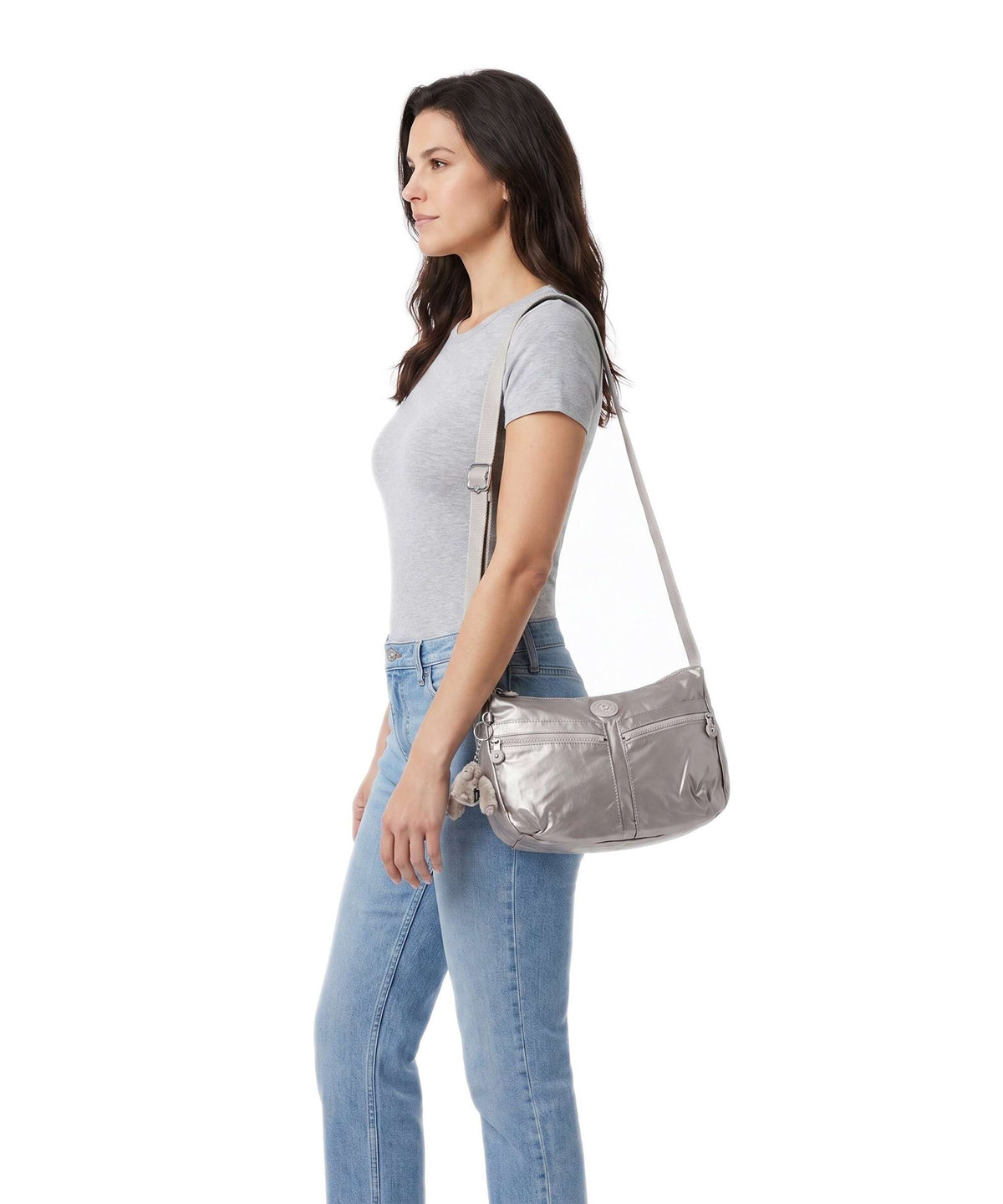 Kipling Basic Izellah Crossbody bag metallic glow