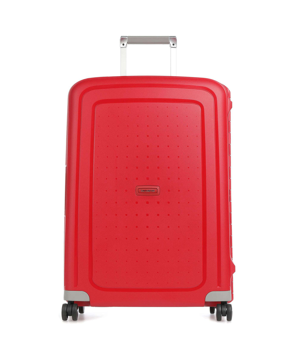 Samsonite S'Cure Spinner (4 wheels) crimson red