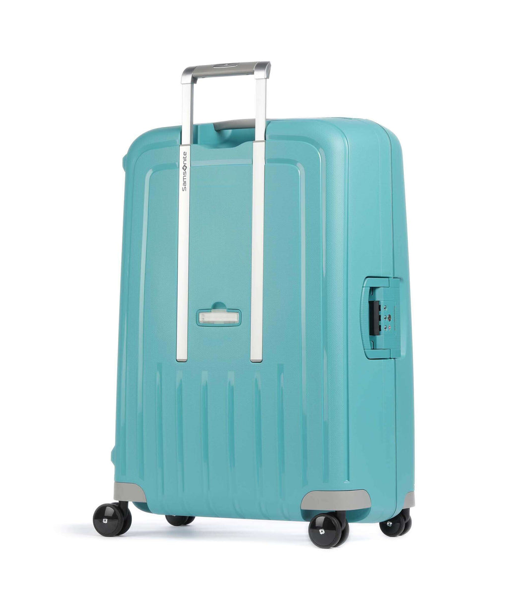 Samsonite S'Cure Spinner (4 wheels) aqua blue