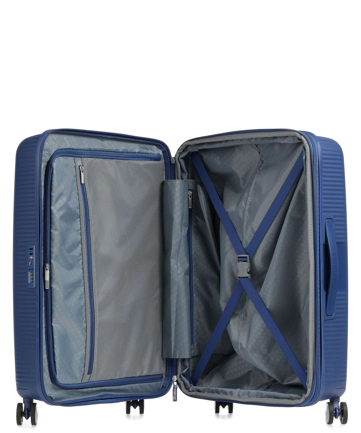 American Tourister Soundbox Spinner (4 wheels) midnight navy