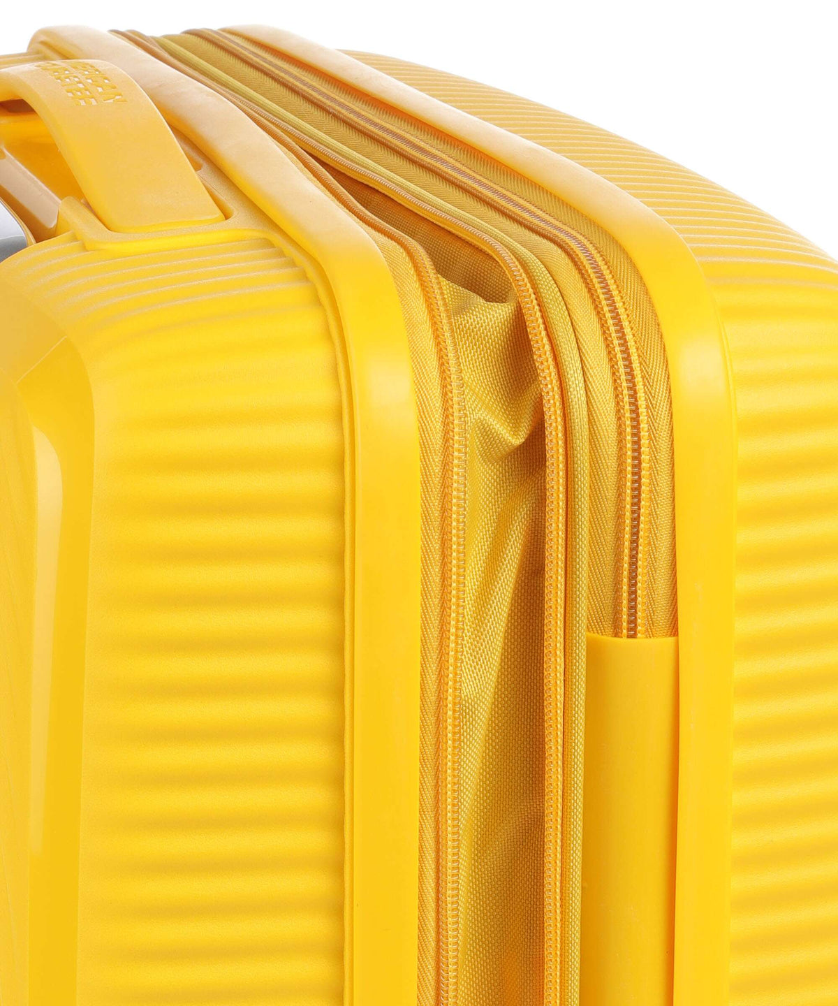 American Tourister Soundbox Spinner (4 wheels) golden yellow