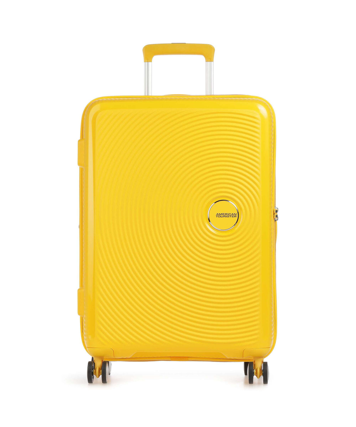 American Tourister Soundbox Spinner (4 wheels) golden yellow