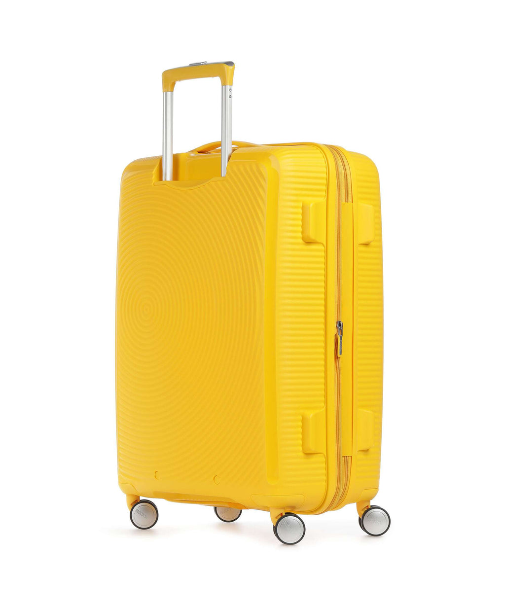 American Tourister Soundbox Spinner (4 wheels) golden yellow