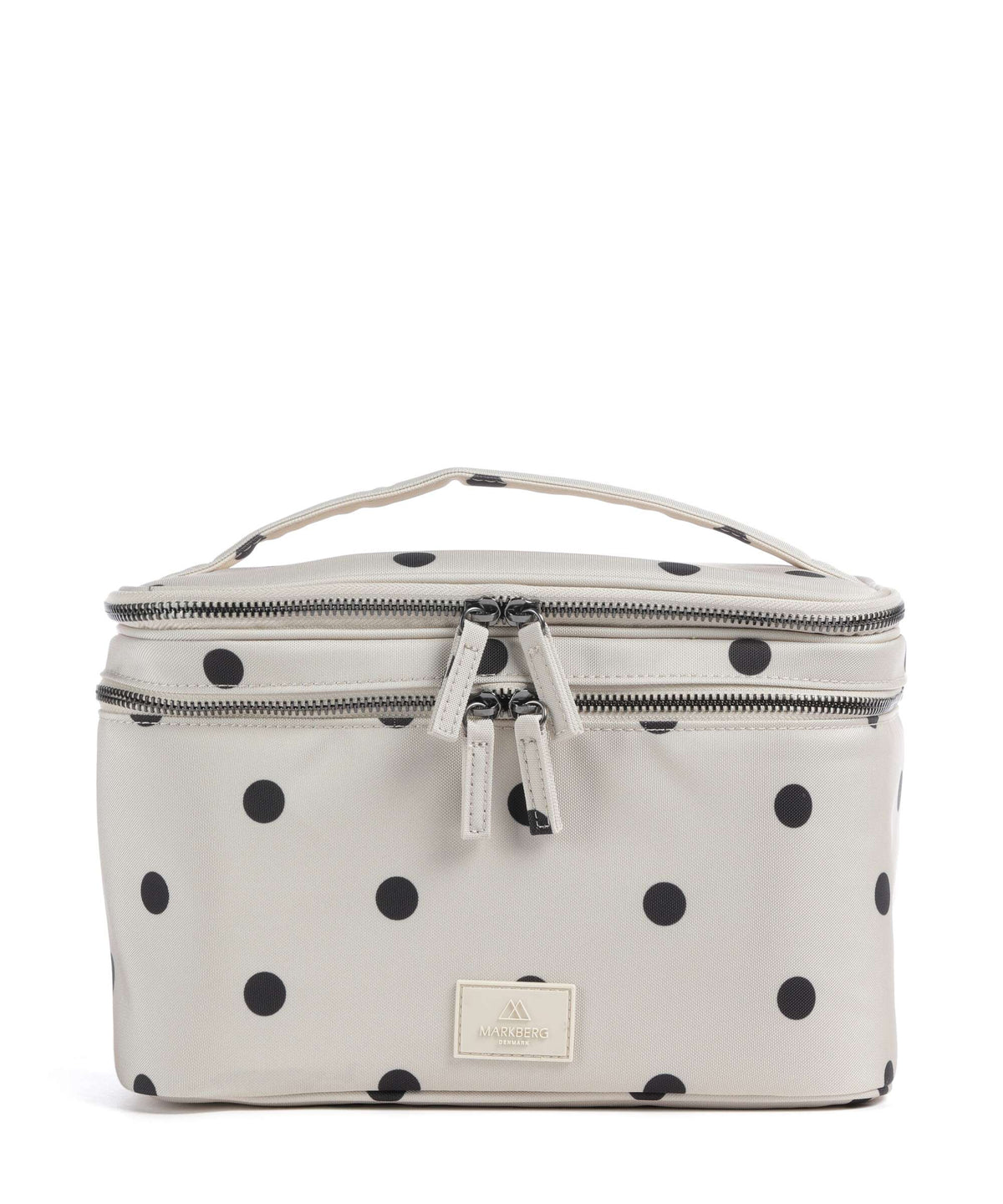 Markberg Treasure Toiletry bag polka dot/creme