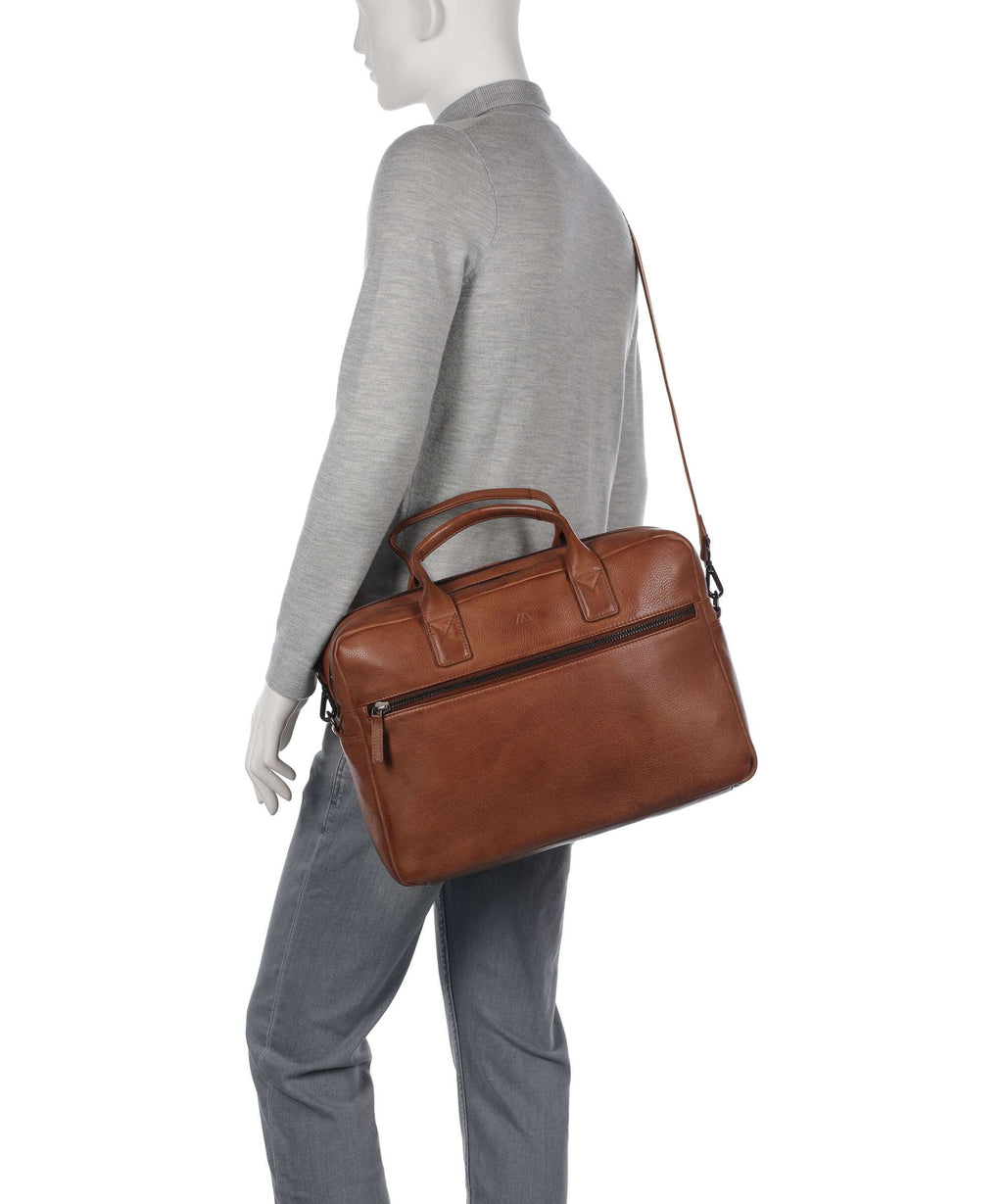 Markberg KingstonMBG Briefcase cognac
