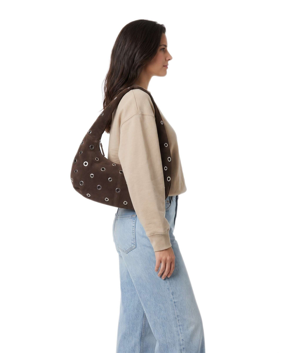 Markberg BreyMBG Hobo bag espresso brown