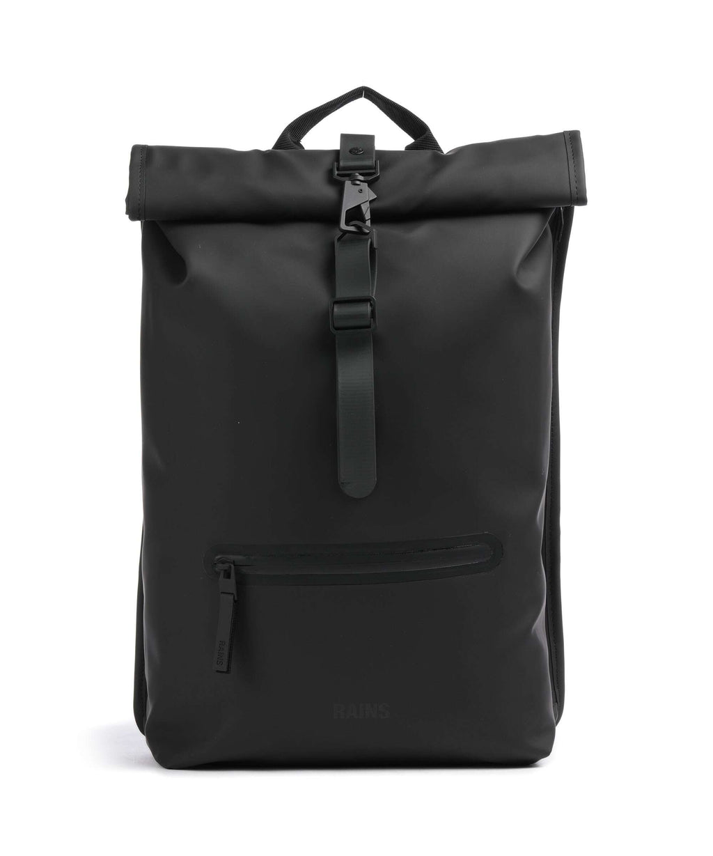Rains Rolltop backpack black