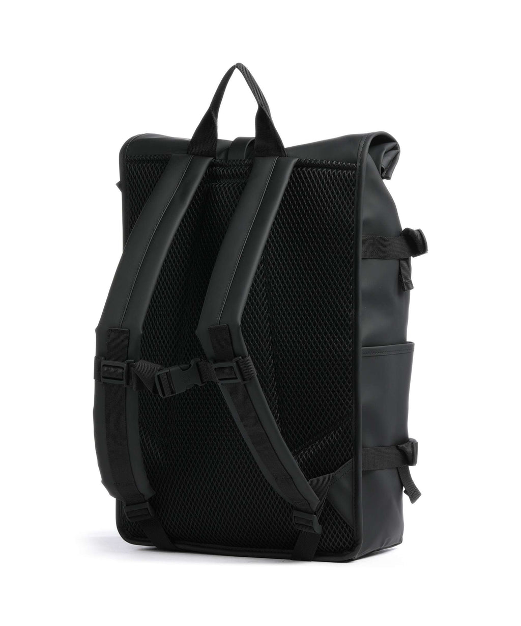 Rains Large Rolltop backpack black