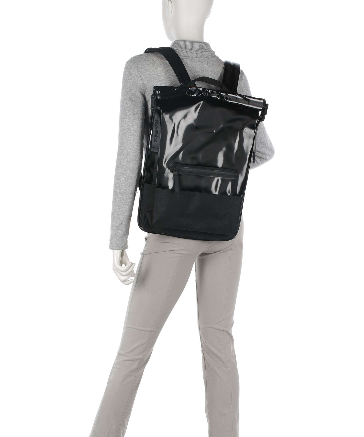 Rains Trail Rolltop backpack night