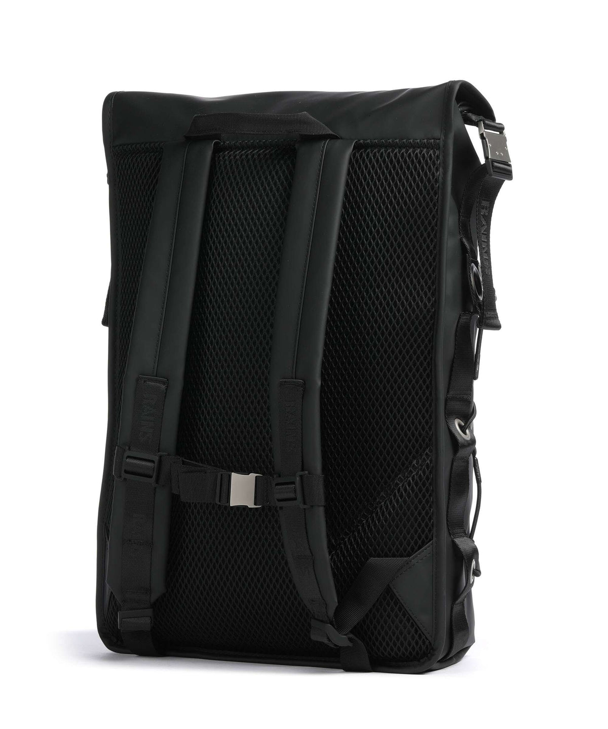 Rains Trail Cord Rolltop backpack black