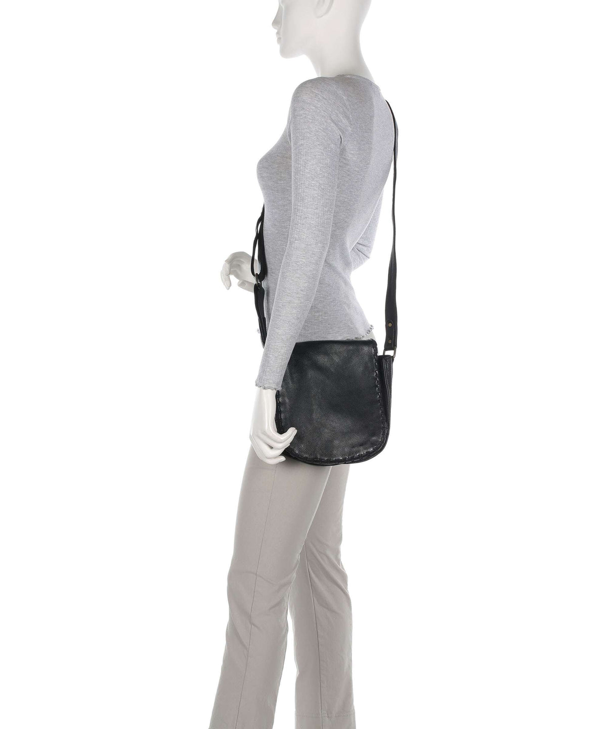Depeche Tailors Stitch Crossbody bag black