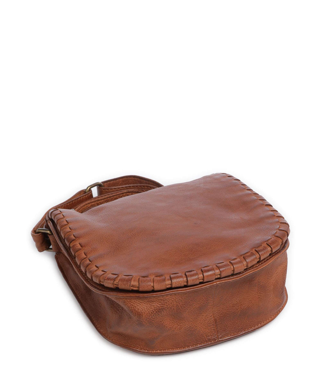 Depeche Tailors Stitch Crossbody bag cognac