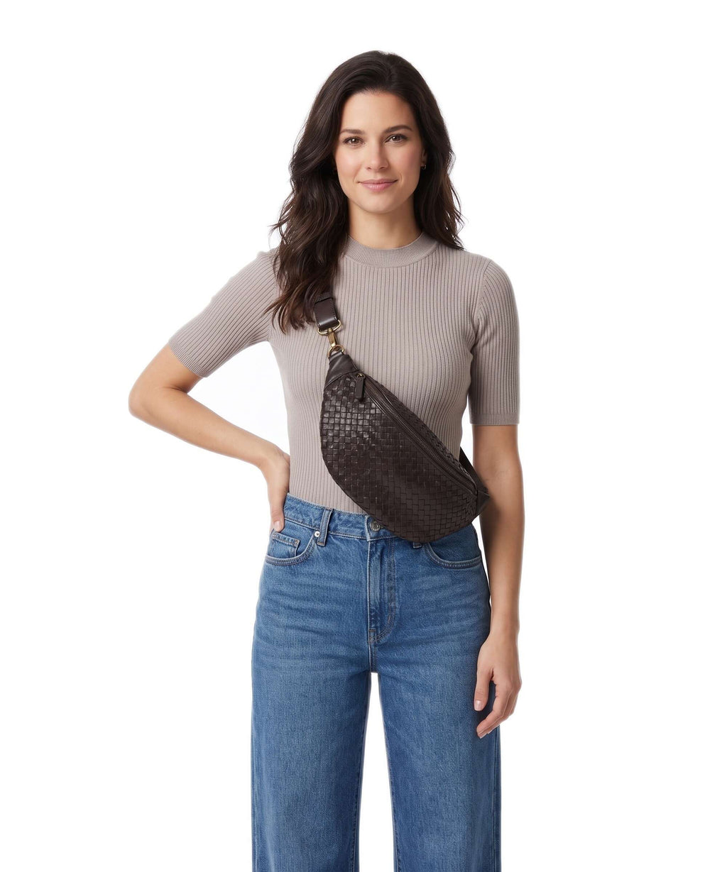 Depeche Sofya Belt bag dark brown