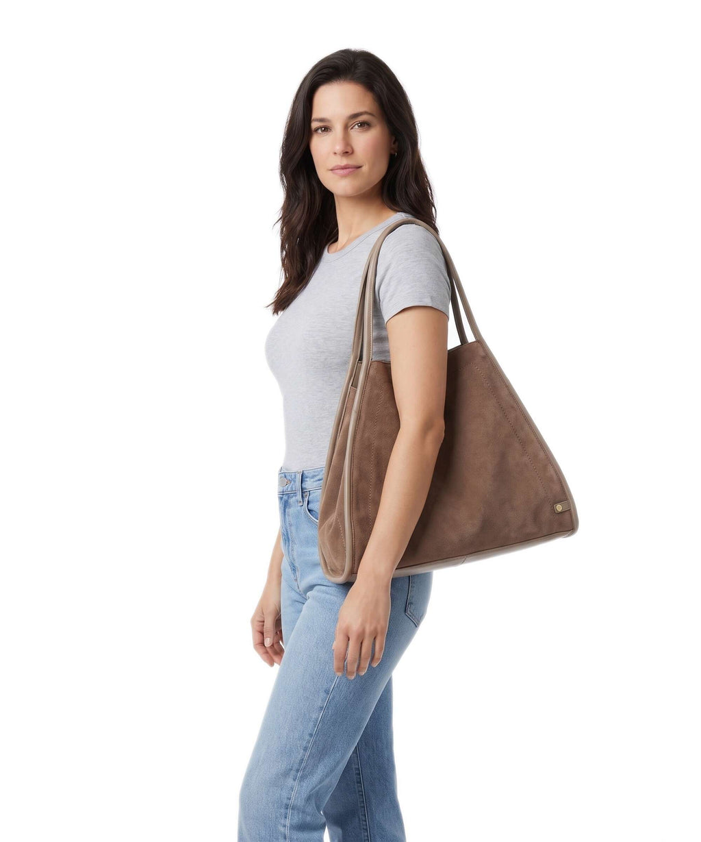 Depeche Madrid Tote bag taupe