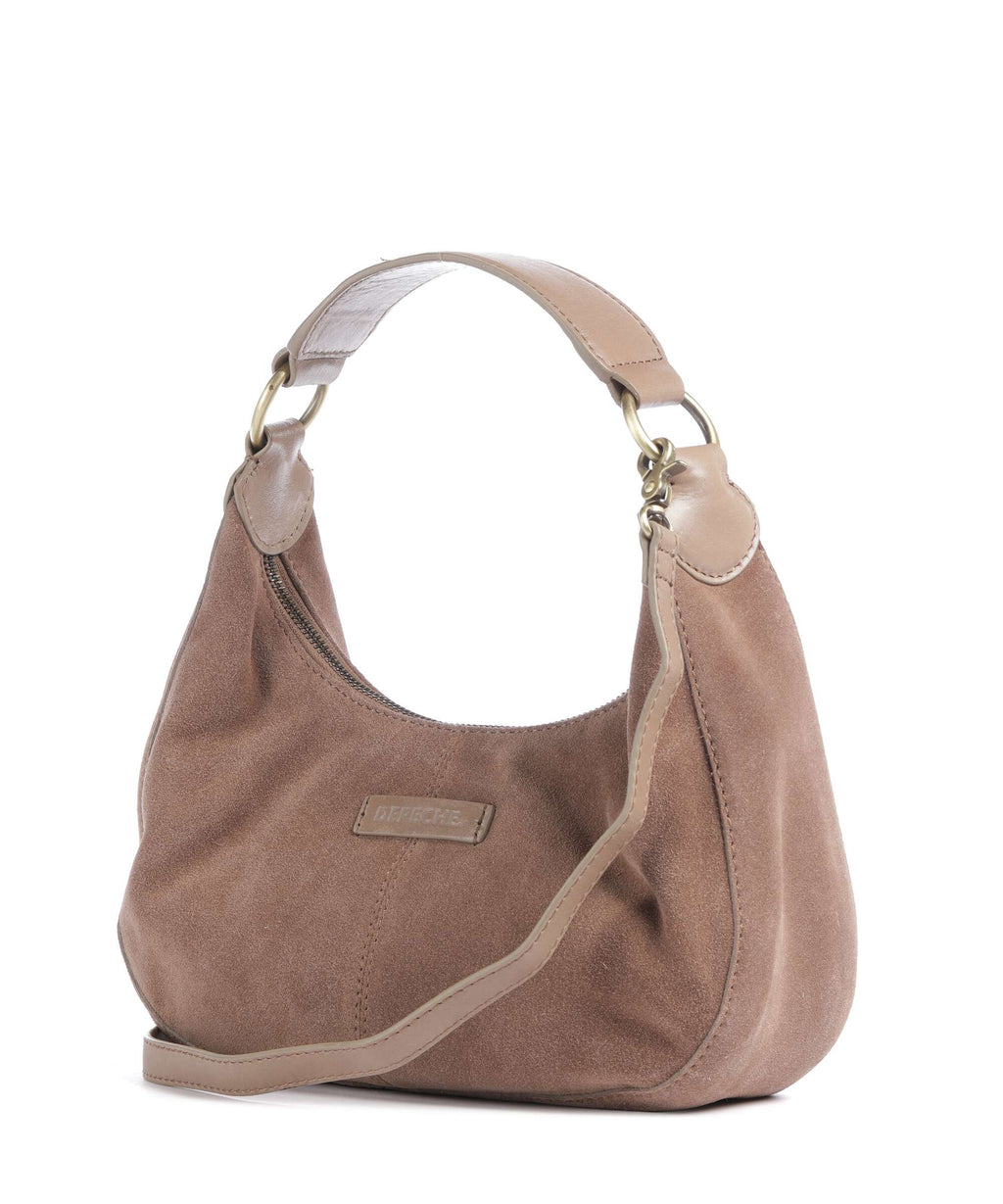 Depeche Madrid Hobo bag taupe