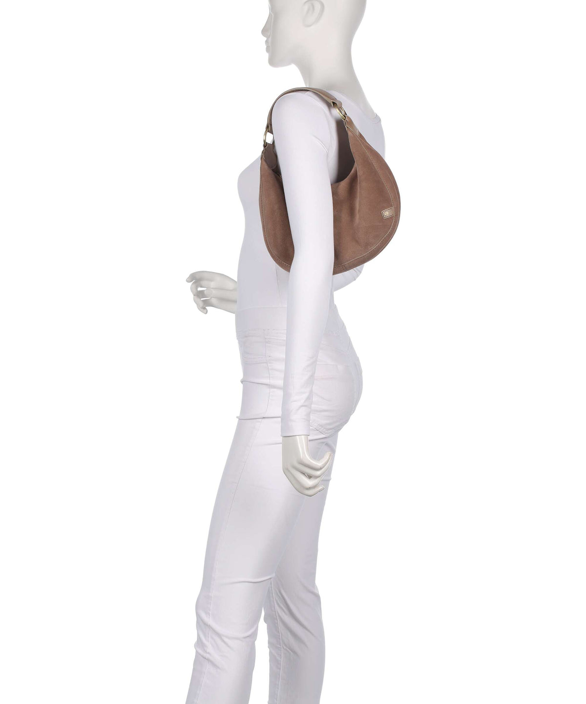 Depeche Madrid Hobo bag taupe