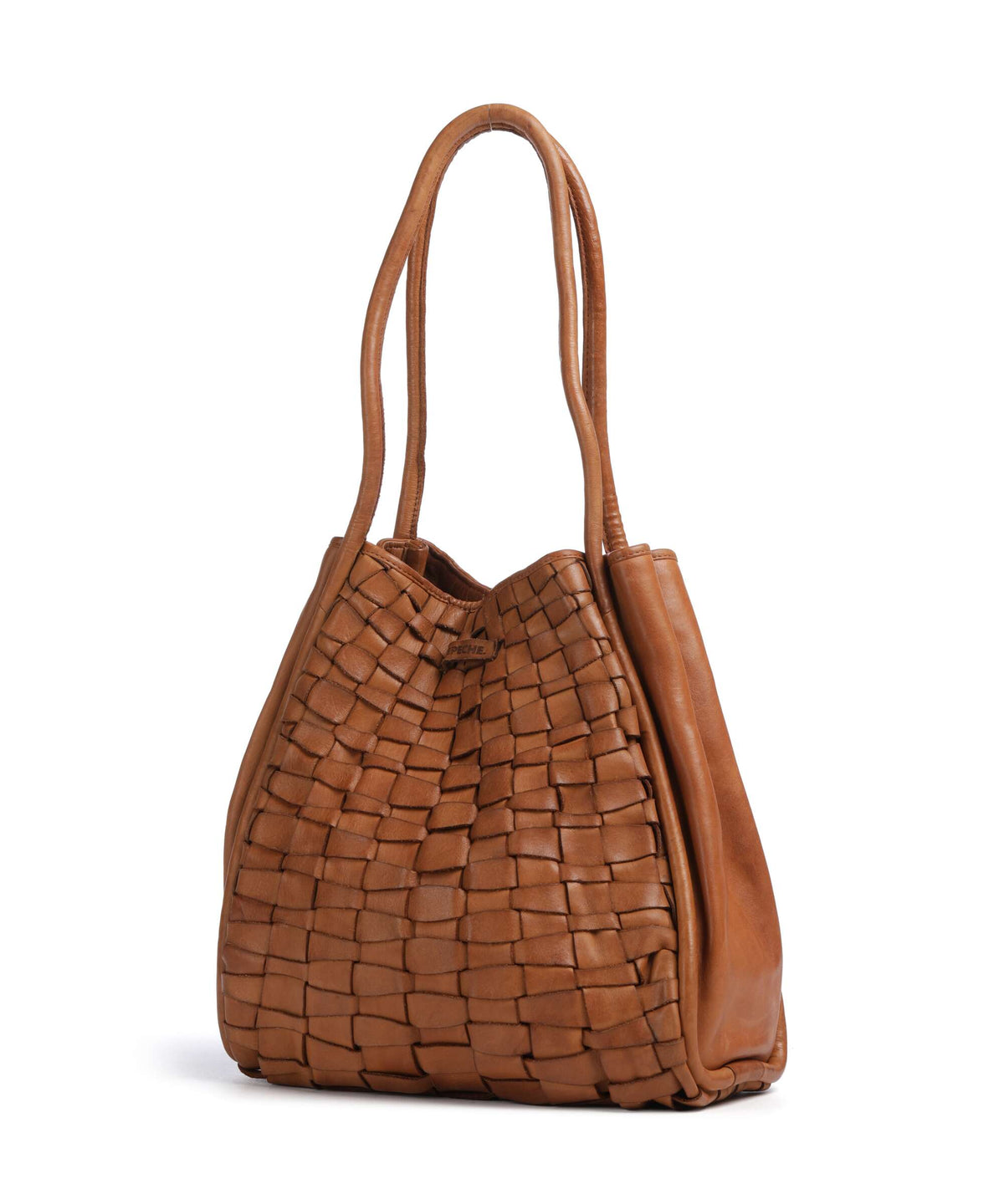 Depeche Warsaw Tote bag vintage cognac