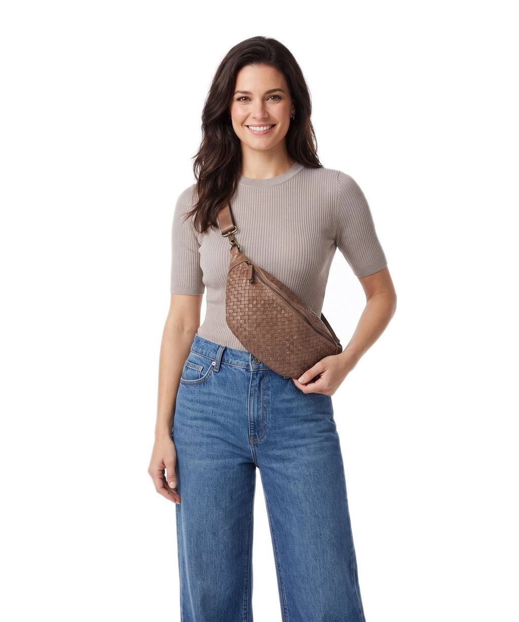 Depeche Sofya Belt bag dark taupe