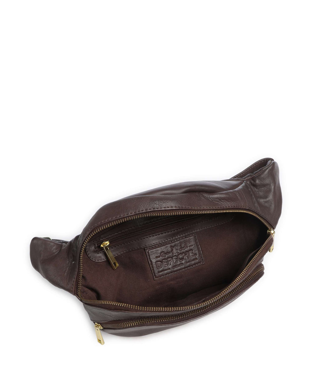 Depeche Golden Chic Belt bag coffee