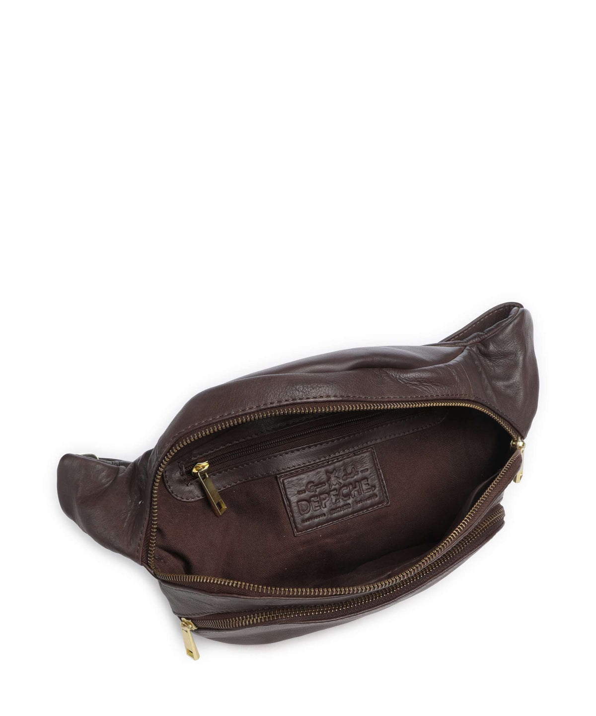 Depeche Golden Chic Belt bag coffee