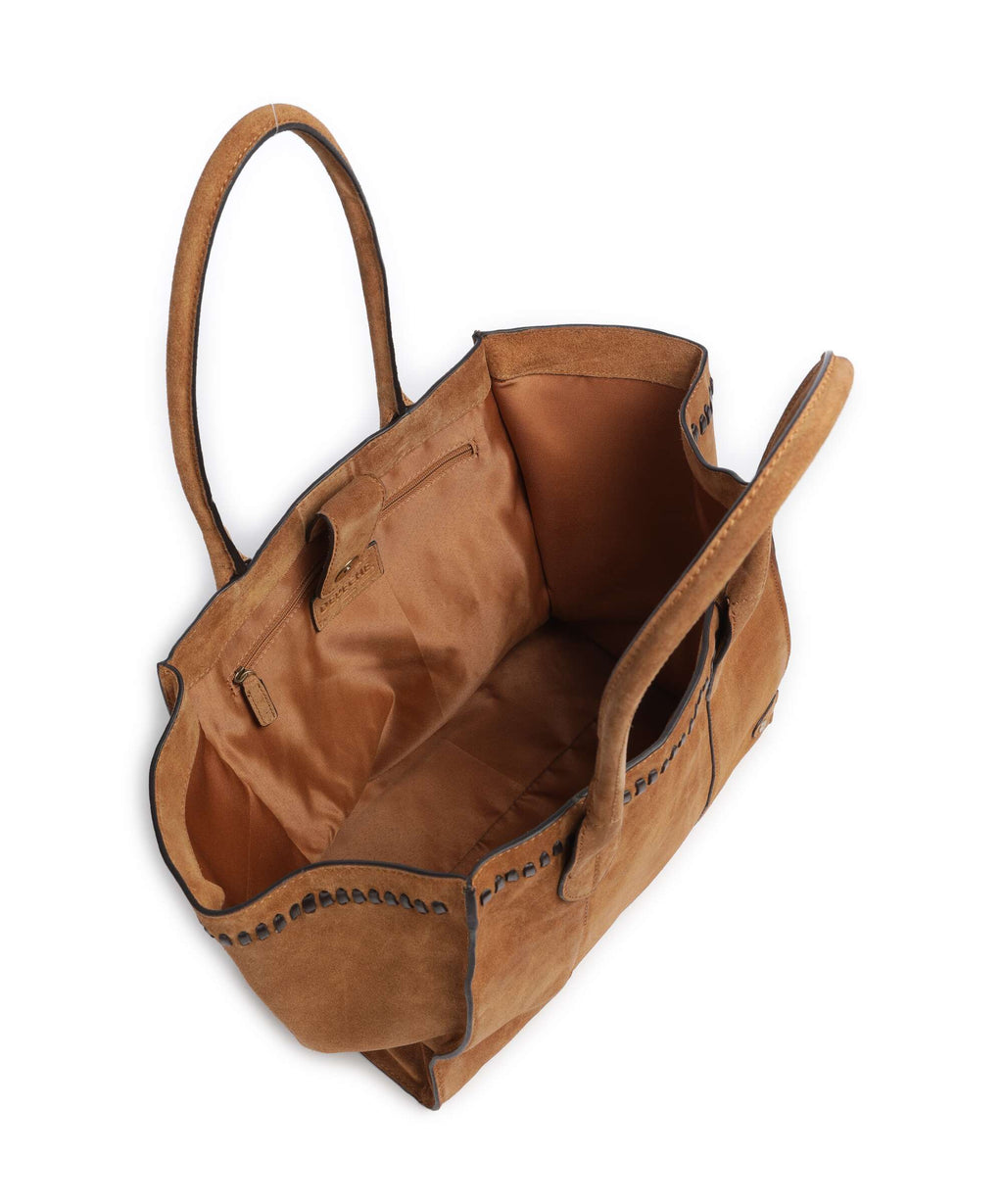 Depeche Madrid Tote bag dark tan