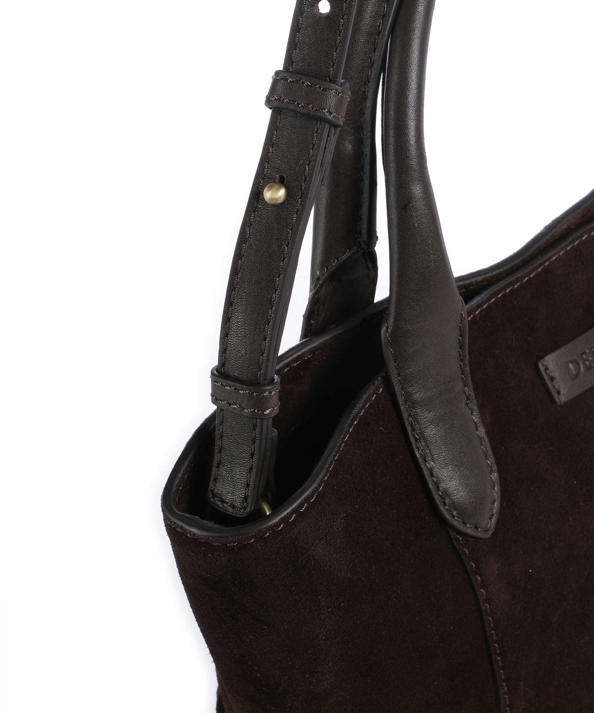 Depeche Madrid Crossbody bag chocolate