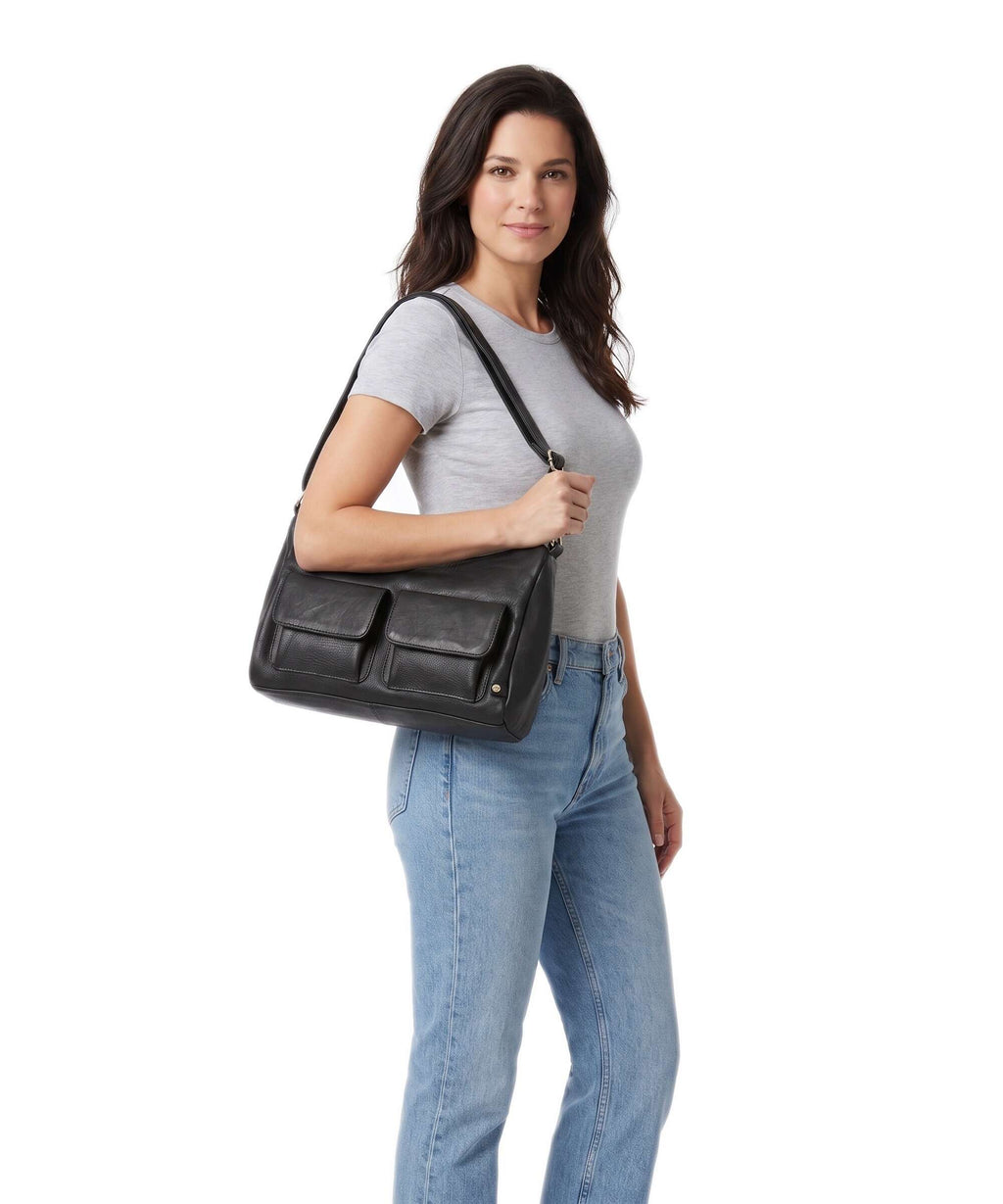 Depeche Golden Chic Crossbody bag black
