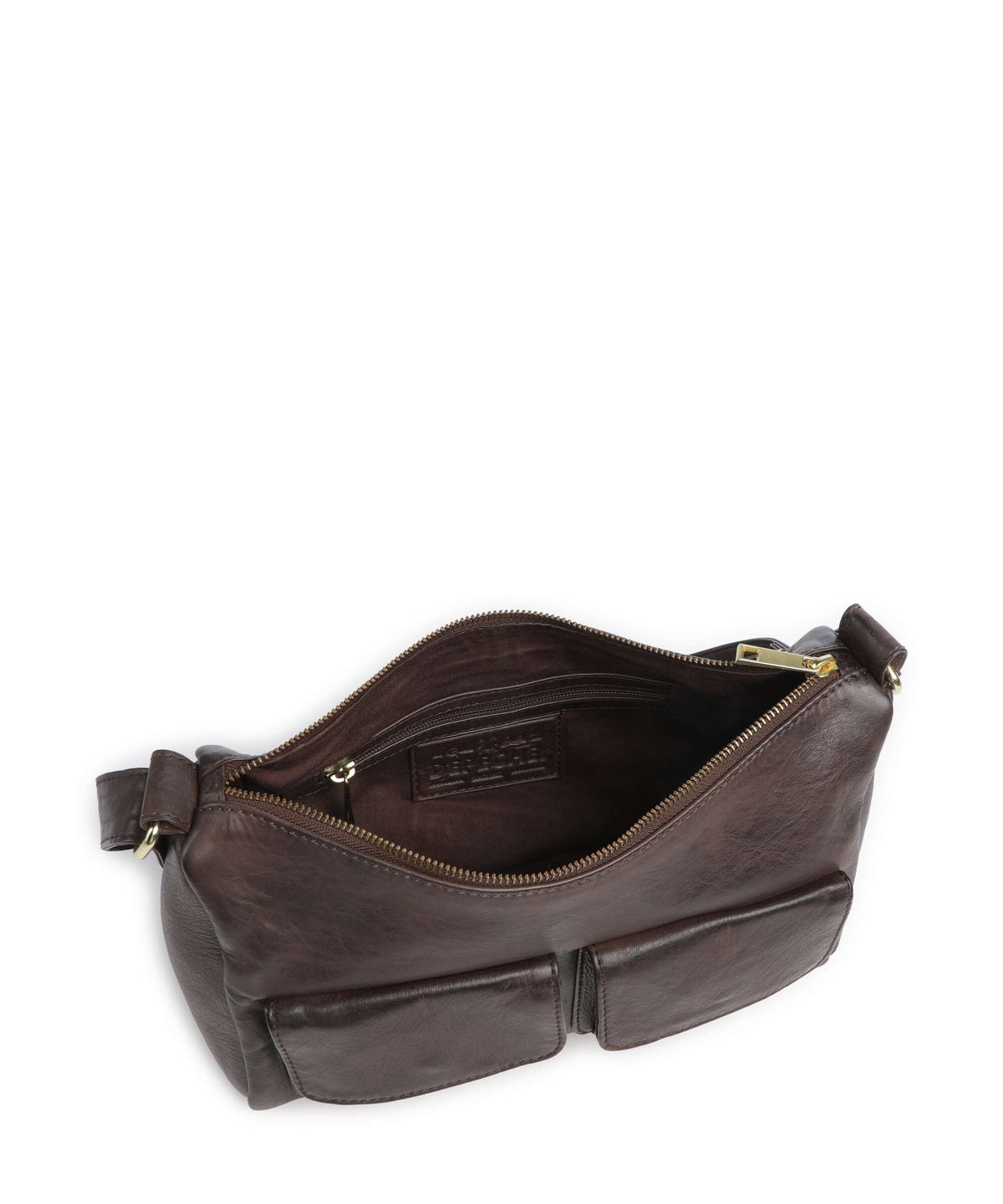 Depeche Golden Chic Crossbody bag coffee