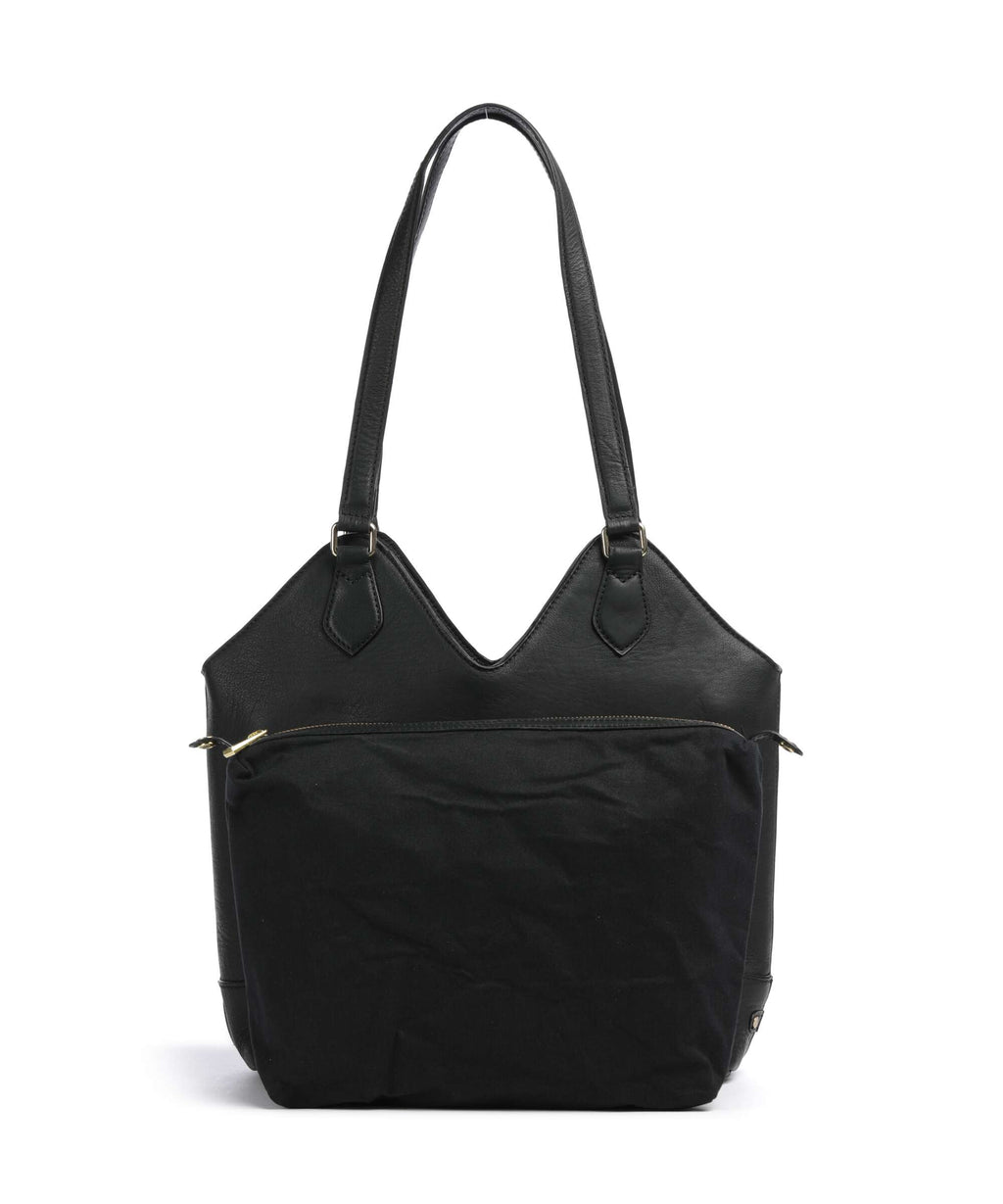 Depeche Golden Chic Hobo bag black