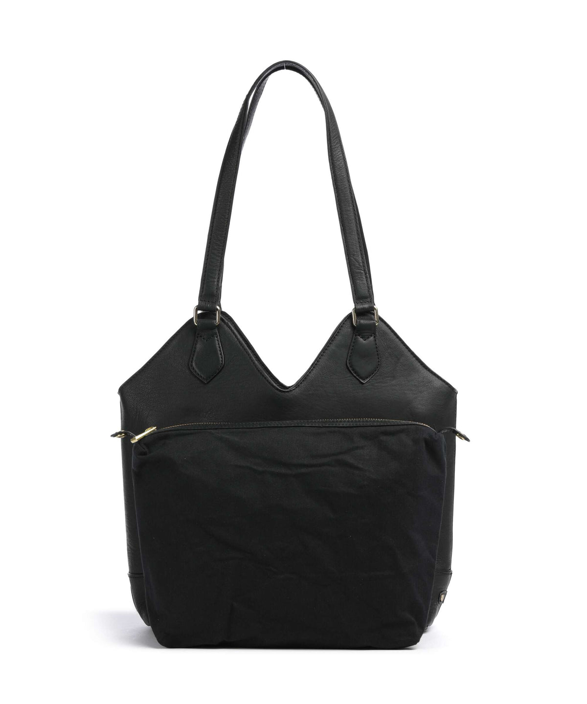 Depeche Golden Chic Hobo bag black