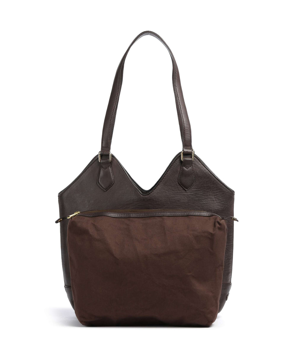 Depeche Golden Chic Hobo bag coffee