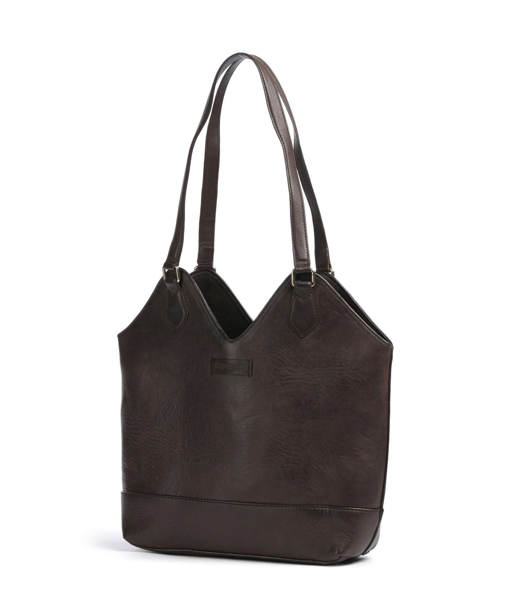 Depeche Golden Chic Hobo bag coffee