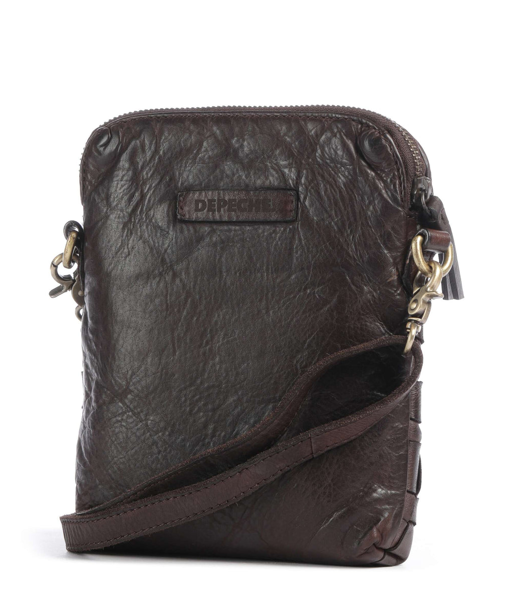 Depeche Warsaw Phone bag dark brown