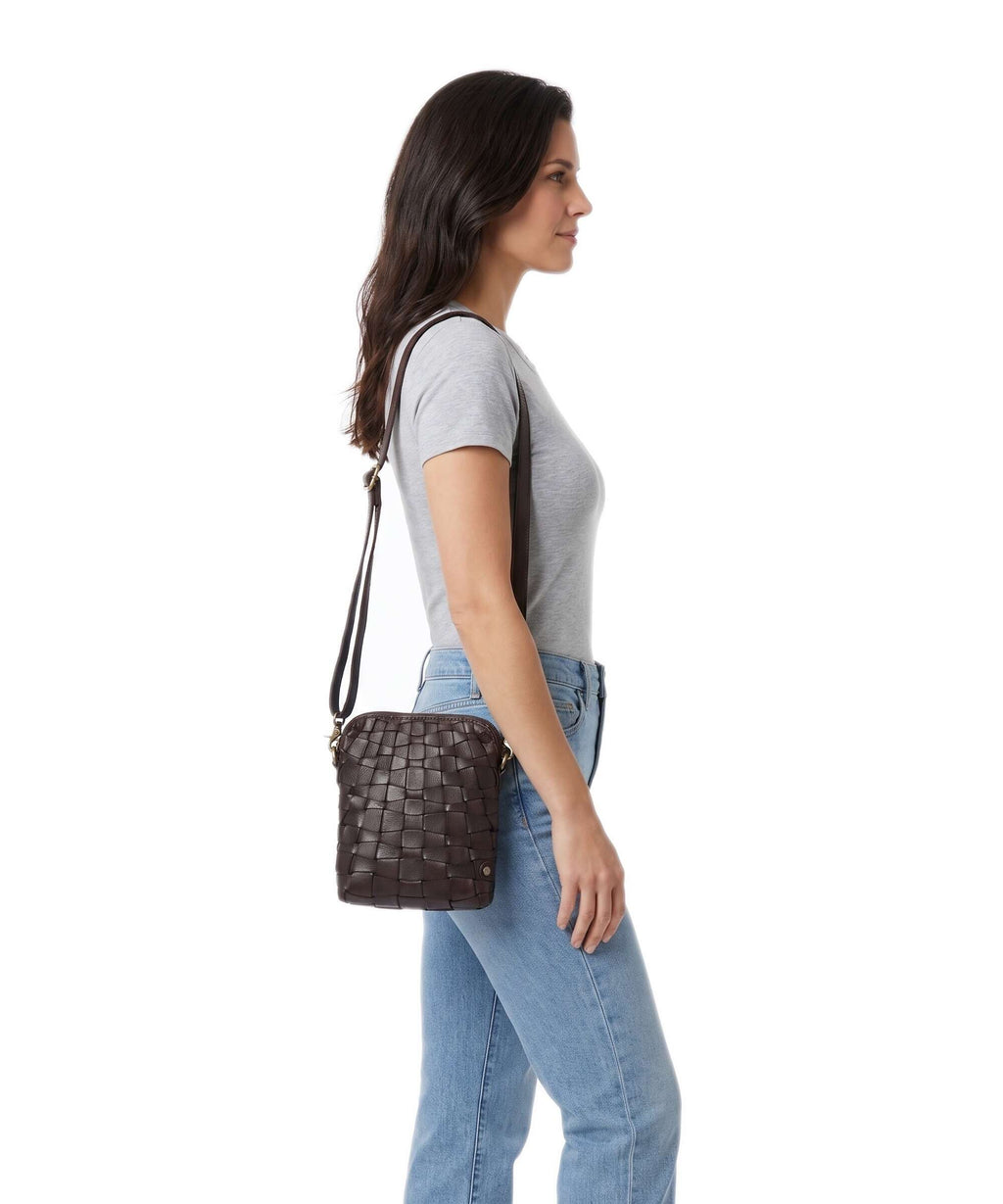 Depeche Warsaw Phone bag dark brown