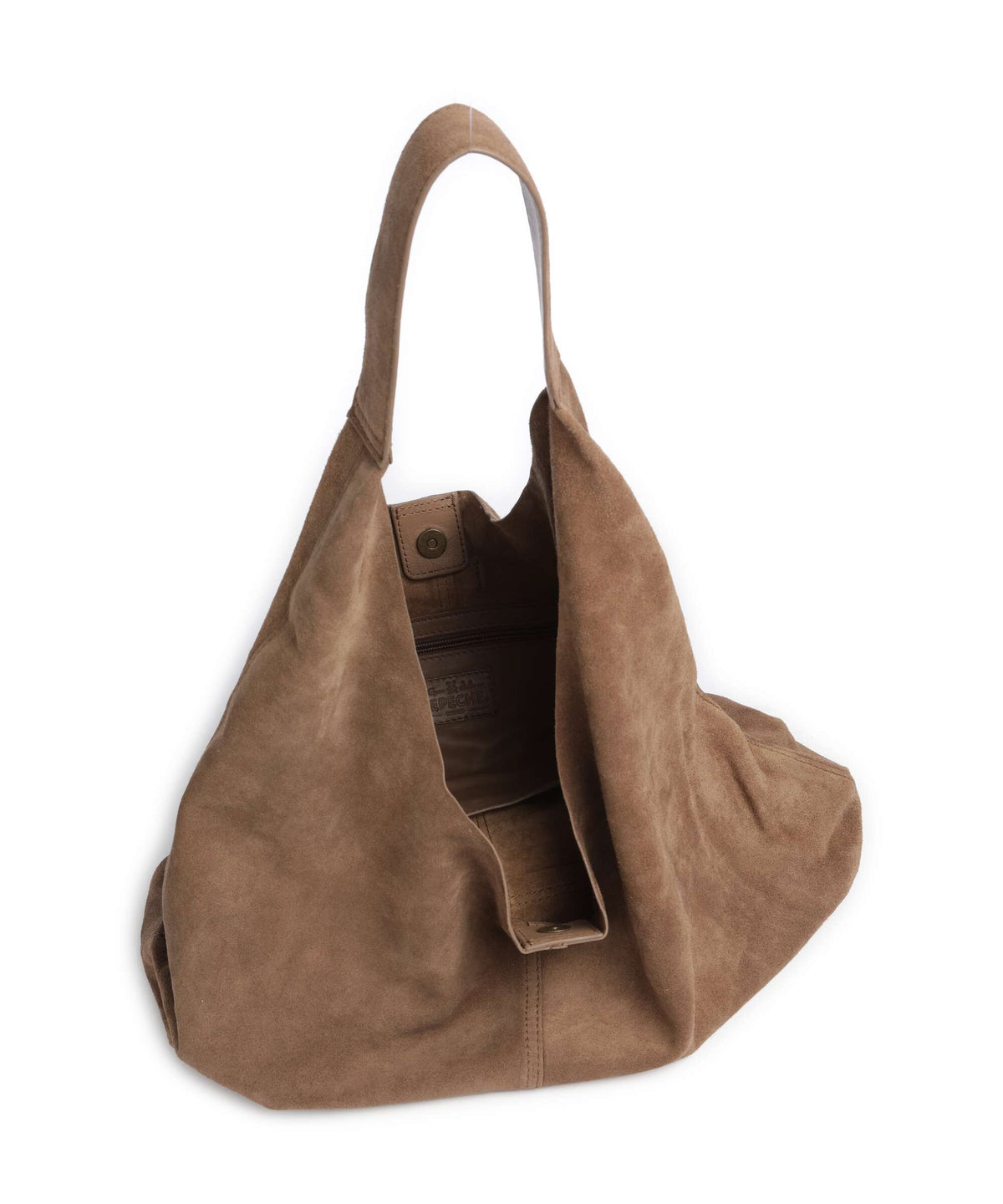 Depeche Bilbao Hobo bag dark mud