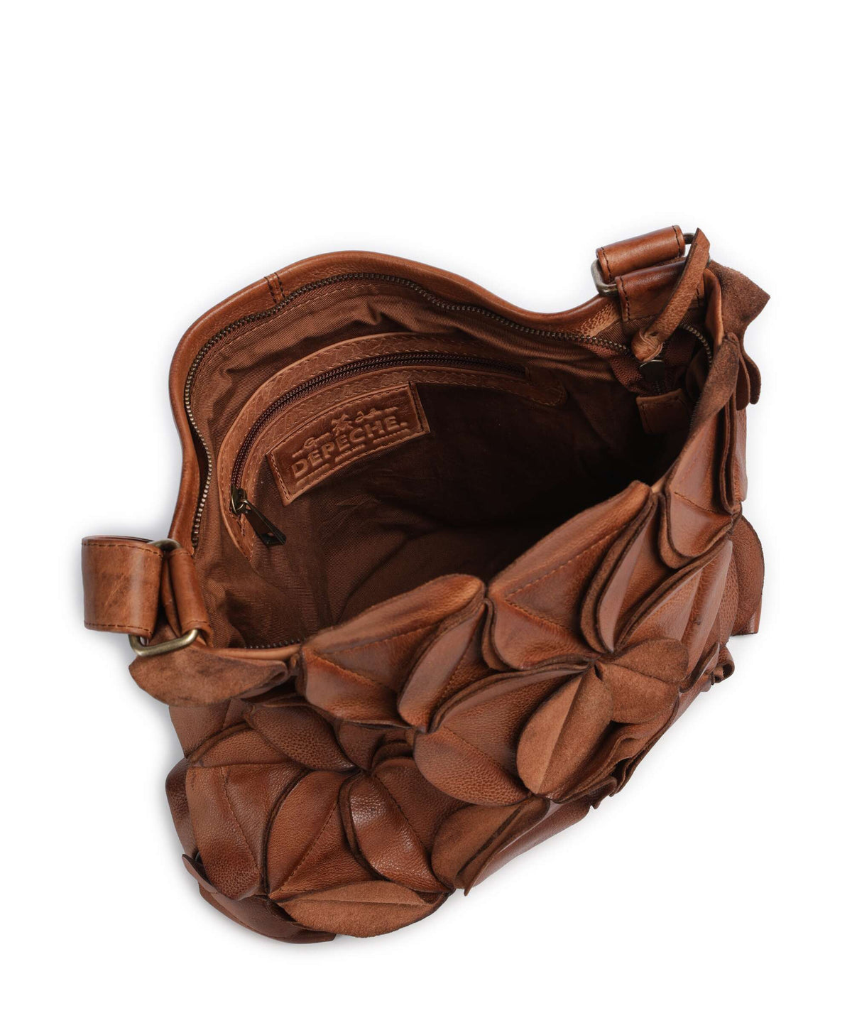 Depeche Rio Shoulder bag dark cognac