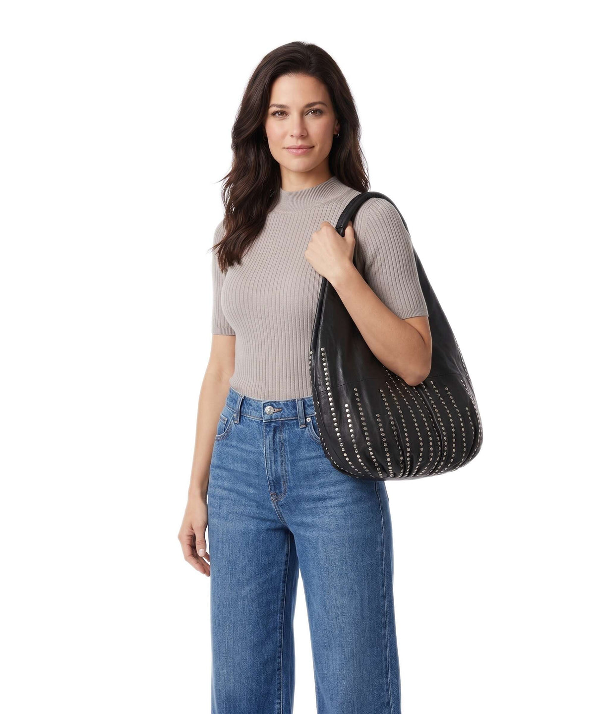 Depeche Santa Clara Hobo bag black