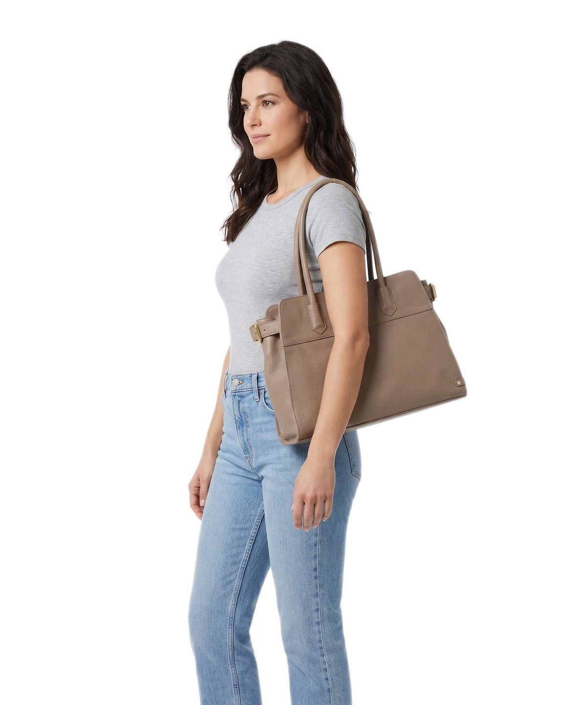 Depeche Recife Tote bag taupe