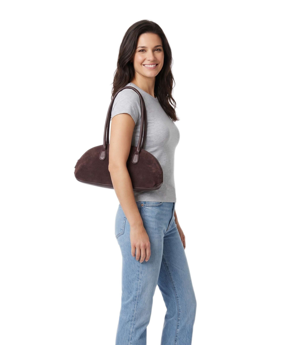 Depeche Bilbao Shoulder bag plum