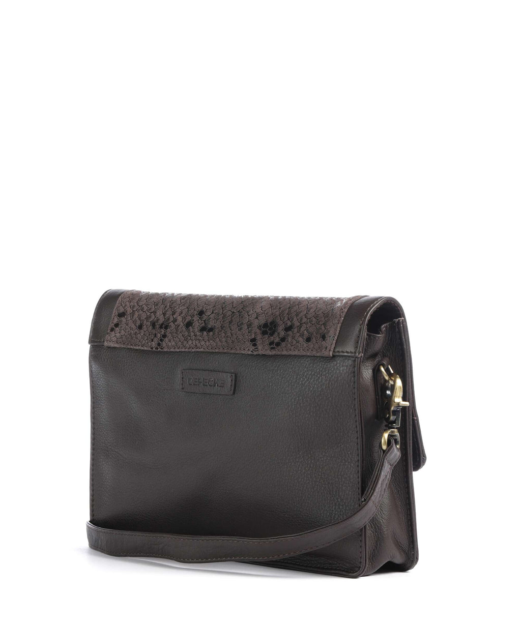 Depeche Fashion Favourites Crossbody bag mocca snake