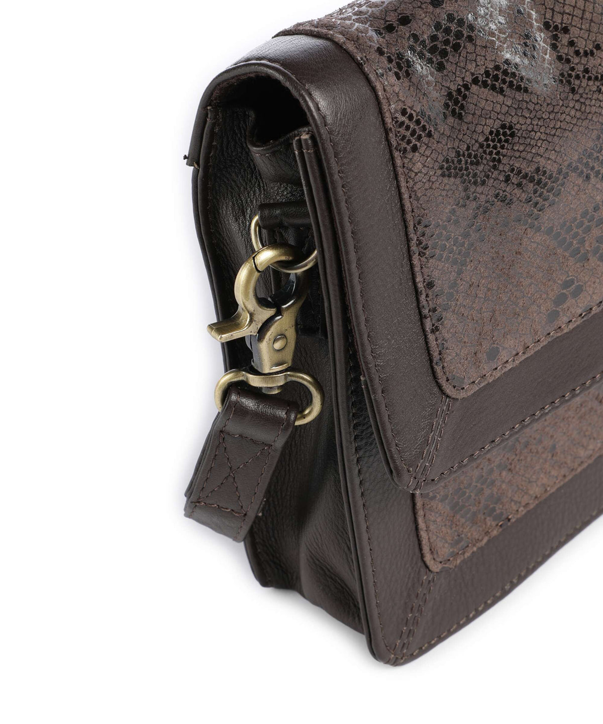 Depeche Fashion Favourites Crossbody bag mocca snake