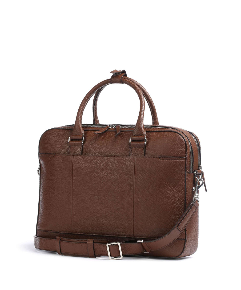 Tiger of Sweden Burin Briefcase cognac