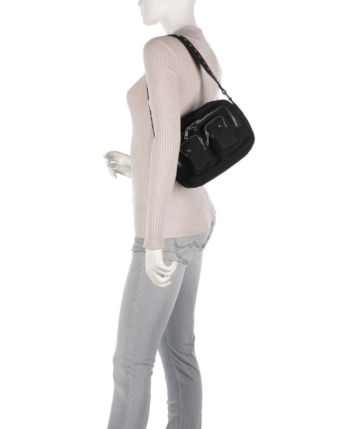 Núnoo Canvas Ellie Shoulder bag black
