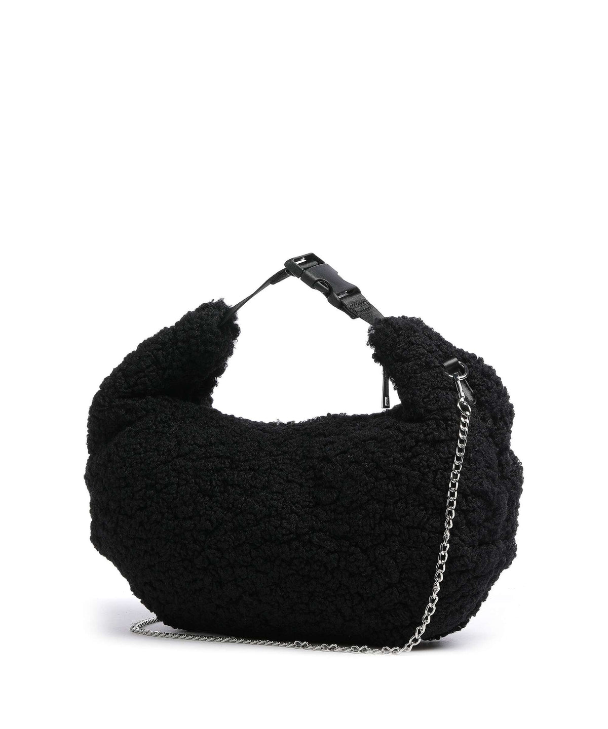 Núnoo Curls Dagmar Hobo bag black