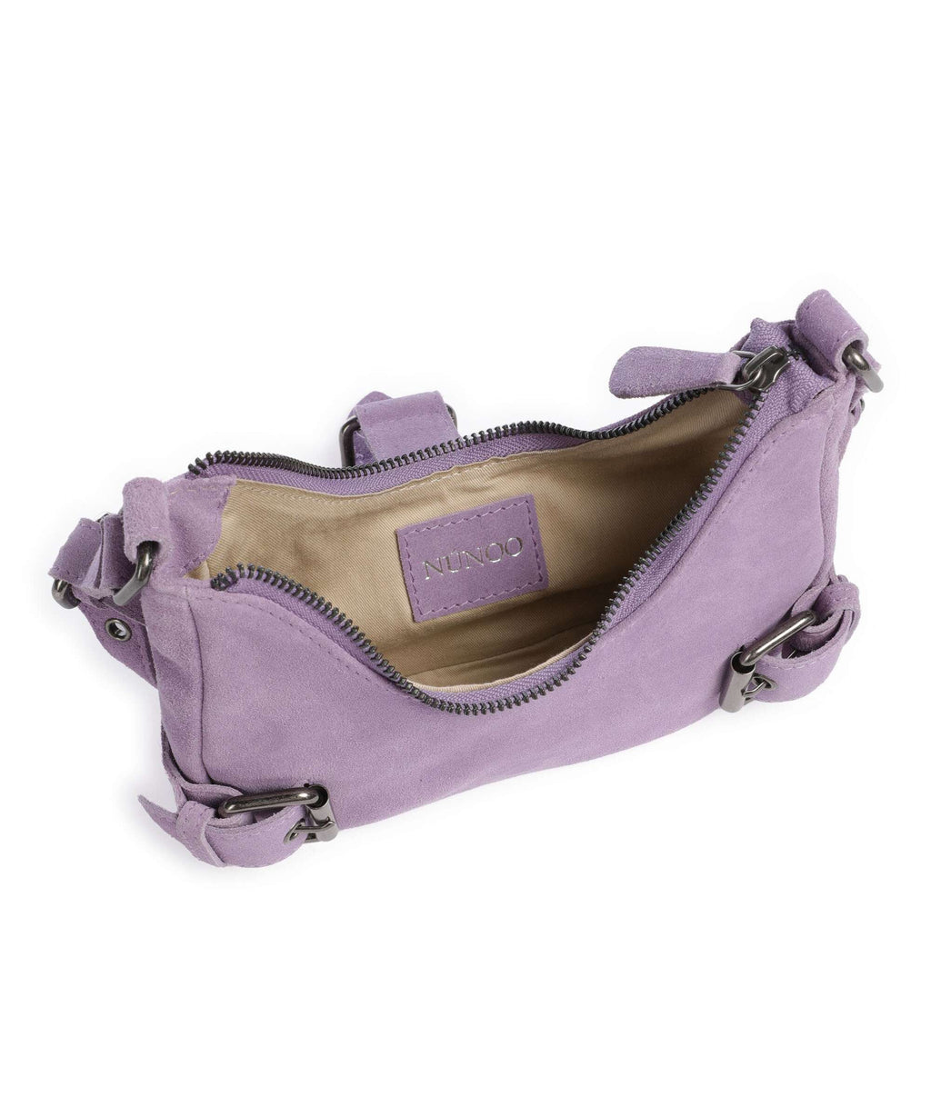 Núnoo Suede Palma Shoulder bag purple