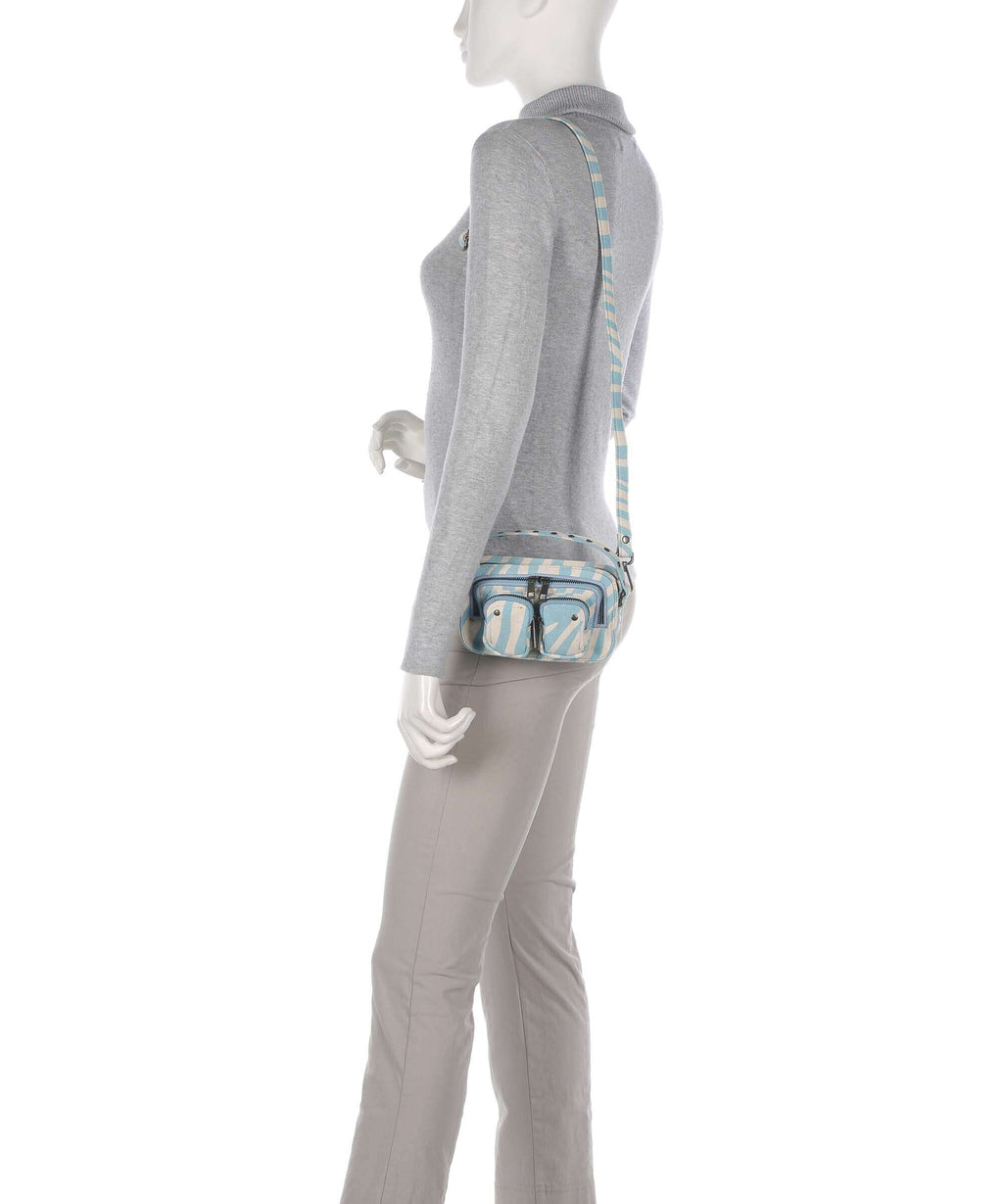Núnoo Recycled Canvas Helena Crossbody bag blue